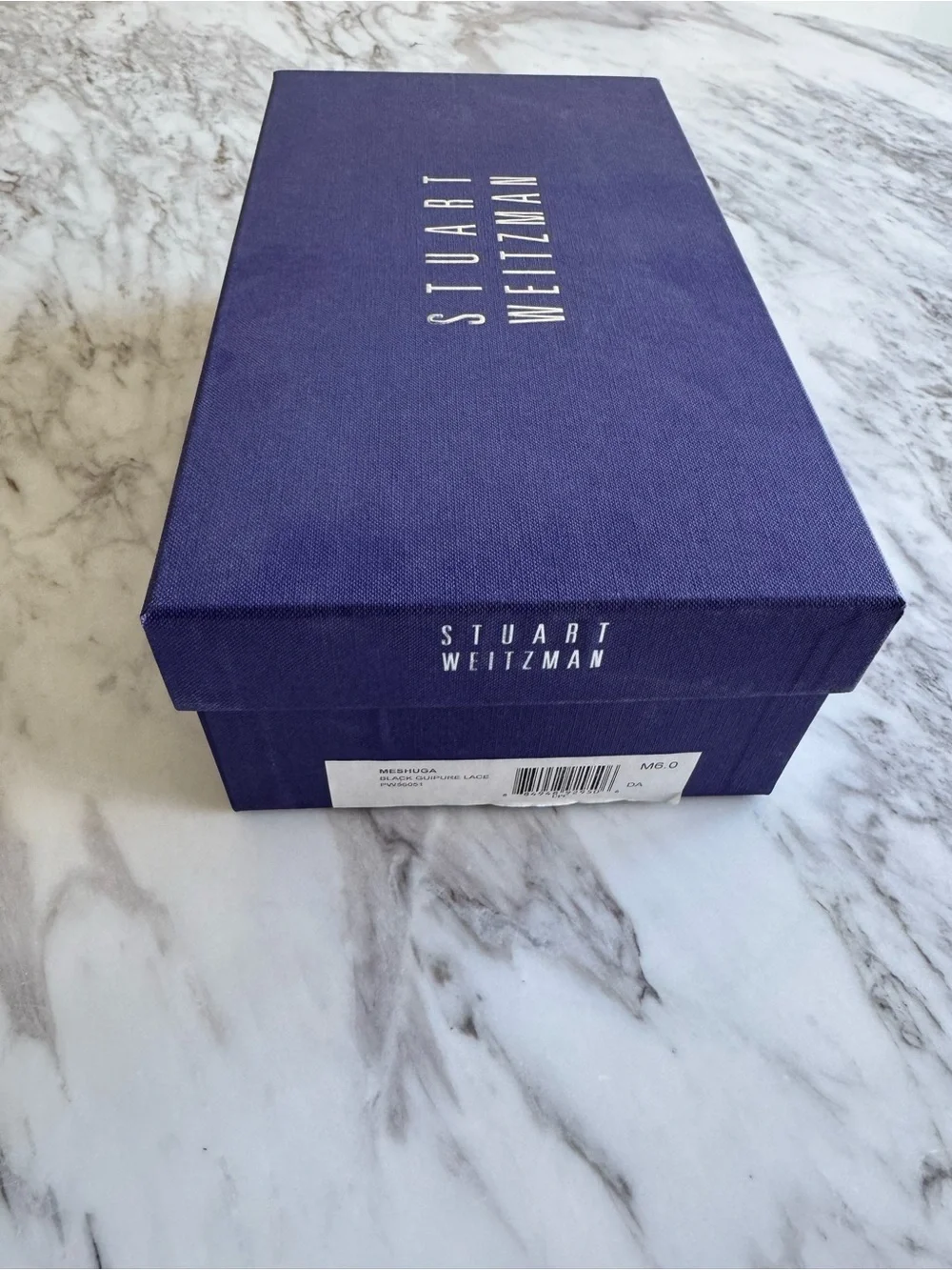 Stuart Weitzman Black Lace Espadrilles